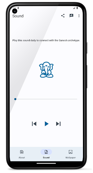 Lord Ganesha Sound & Wallpaper Screenshot 2