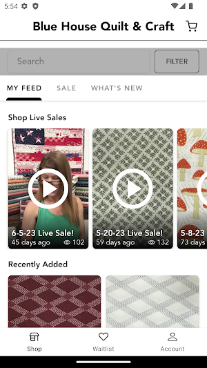 Blue House Quilt & Craft Screenshot 0