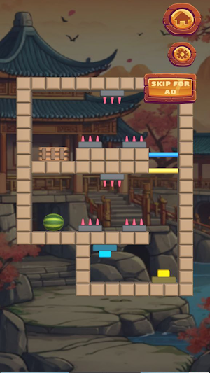 Floating Ball: Obstacle Run Screenshot 1