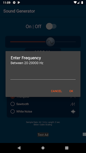 Sound Generator Screenshot 1