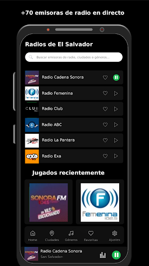 Radios de El Salvador Screenshot 0