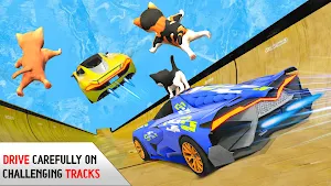 Kitty Car Stunts - Car Games Screenshot 3