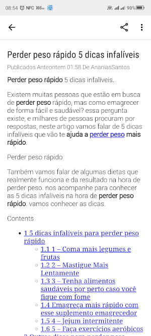 Emagrecer Urgente - Perder Peso Rápido e com Saúde Screenshot 3