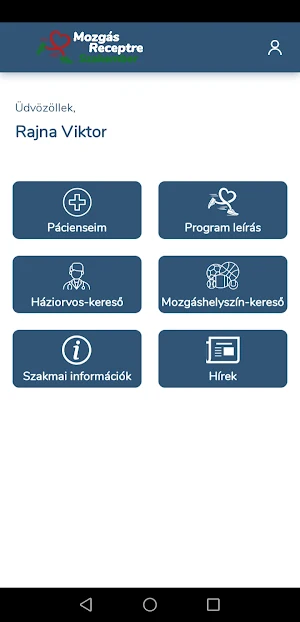 Mozgás Receptre Szakember Screenshot 1