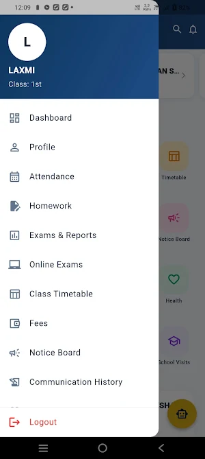 PDSSS Parent App Screenshot 2