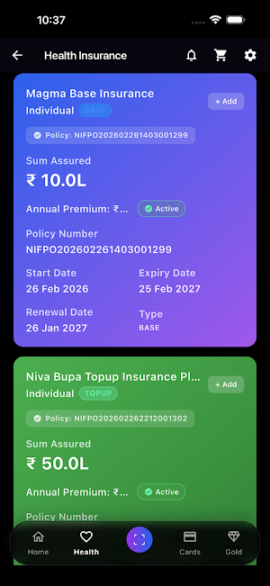 NiFeCard – Health & Wellness Screenshot 3