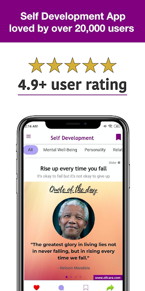 Zifcare Self Development: Psychology & Motivation Screenshot 0