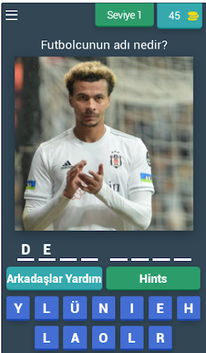 Beşiktaş Futbolcu Quiz Screenshot 0