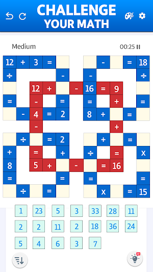 Math Puzzle Game: Crossmath Screenshot 0