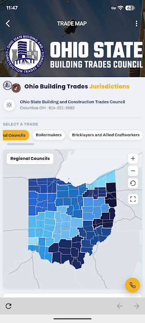 Ohio Building Trades Council Screenshot 3