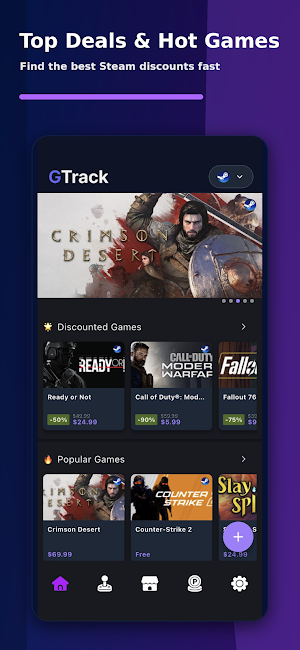 G-TRACK: Steam&Nintendo Deals Screenshot 1