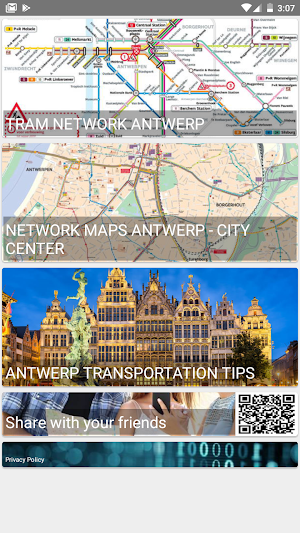 ANTWERPEN BELGIUM NETWORK MAP LIJN Screenshot 0