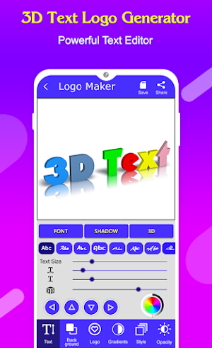 3D Name Art -Stylish Name Maker Screenshot 0