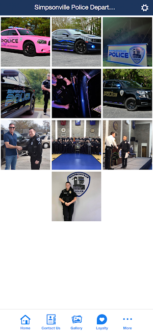 Simpsonville Police Department Screenshot 1