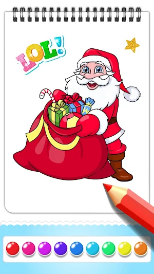Christmas Coloring Book Screenshot 2