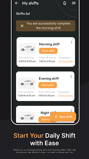 Safe Commute - Driver App Screenshot 1