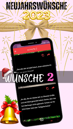 neujahrswünsche 2023 Screenshot 1