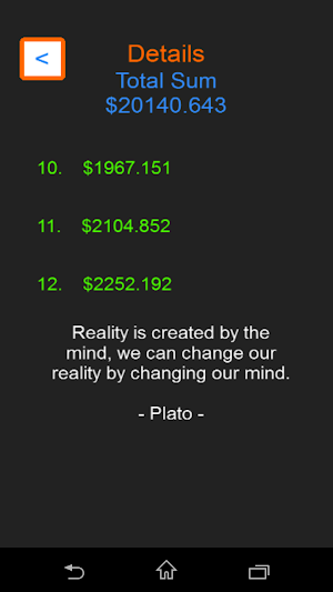 FV & PV Calculator Screenshot 2