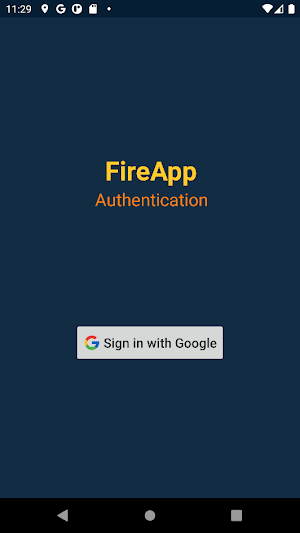 FireApp - Demo App for learnin Screenshot 0
