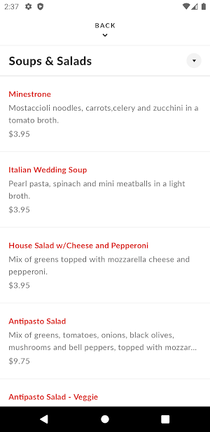 Two Guys Pasta & Pizza Screenshot 2