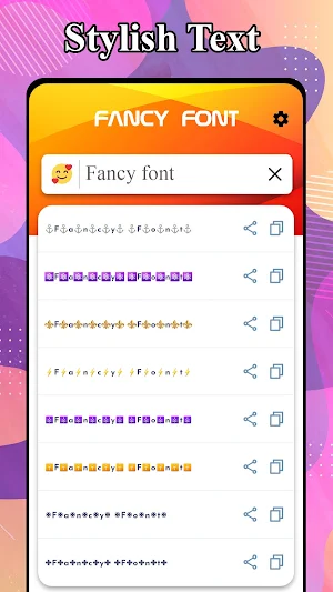 Stylish Font - F for Font Screenshot 1