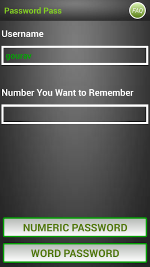 Password Pass Screenshot 1