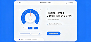 Metronome-Tempo Beat app Screenshot 0