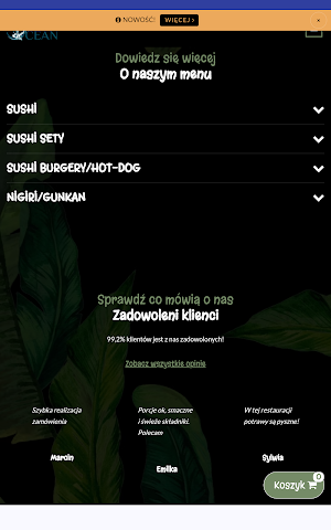 OCEAN SUSHI ŁÓDŹ Screenshot 2