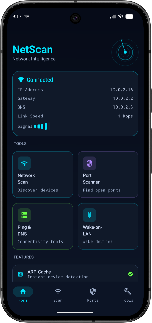 NetScan — Network Scanner Screenshot 1