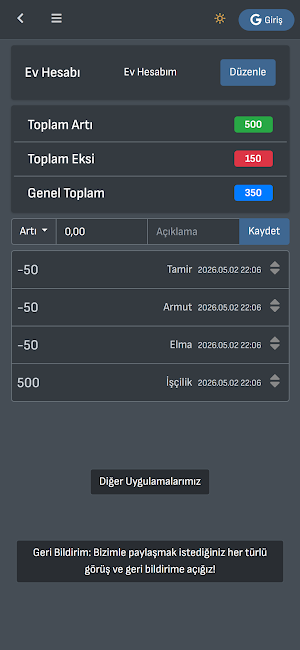 Hesabım Pro: Muhasebe Takibi Screenshot 1
