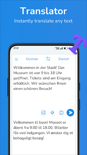 German-Danish translator Screenshot 0