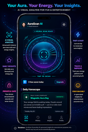 AuraScan AI: Aura Face Scanner Screenshot 1