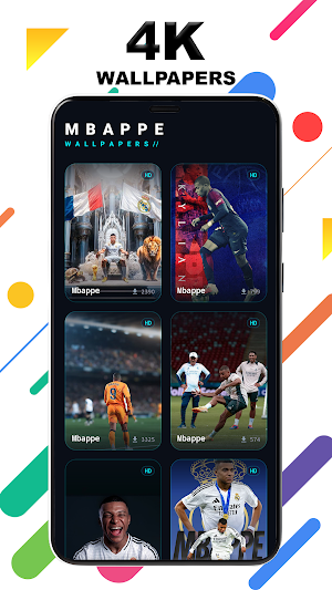 Soccer Kylian Mbappe Wallpaper Screenshot 3