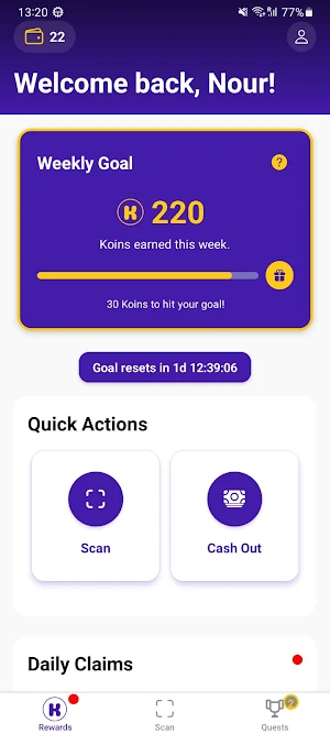 K-Card Screenshot 1