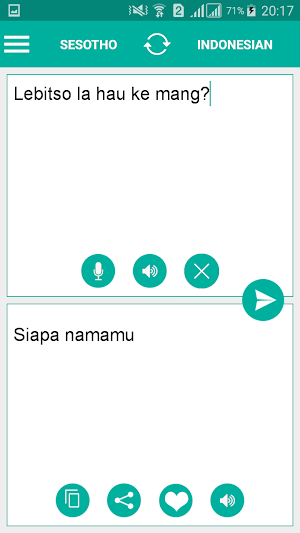 Sesotho Indonesian Translator Screenshot 0