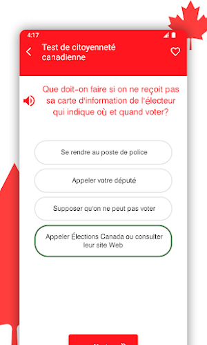 Test de citoyenneté canadienne screenshot 4