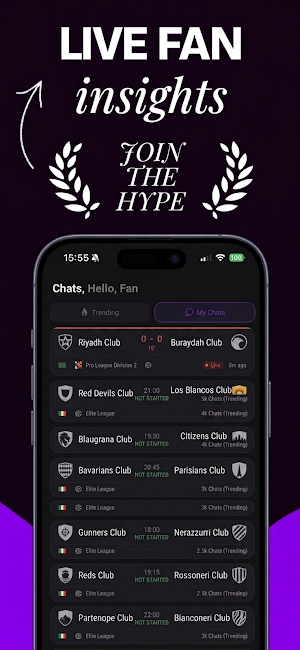 Football Follow - Match Chat Screenshot 3