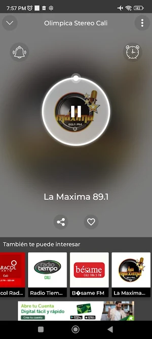 Olimpica Stereo Cali en Vivo Screenshot 0