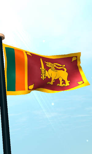 Sri Lanka Flag 3D Wallpaper Screenshot 3
