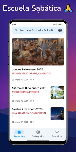 Leccion Escuela Sabatica 2025 Screenshot 0