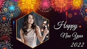 Happy New Year Photo Frame 2022 - Photo Editor Screenshot 2