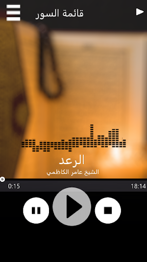 عامر الكاظمي : القران الكريم صوت بدون انترنت Screenshot 2