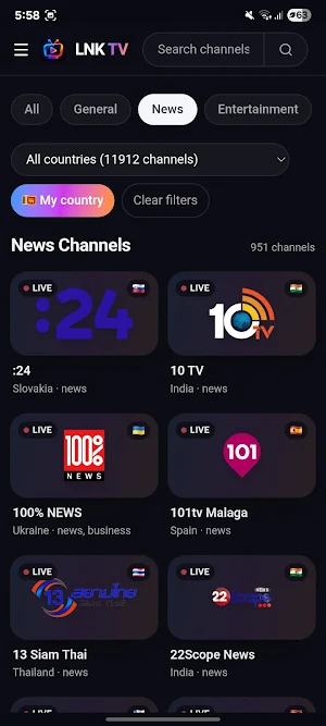LNK TV Screenshot 2