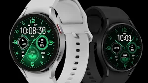 Green Firefly Quartz Wear OS Screenshot 3