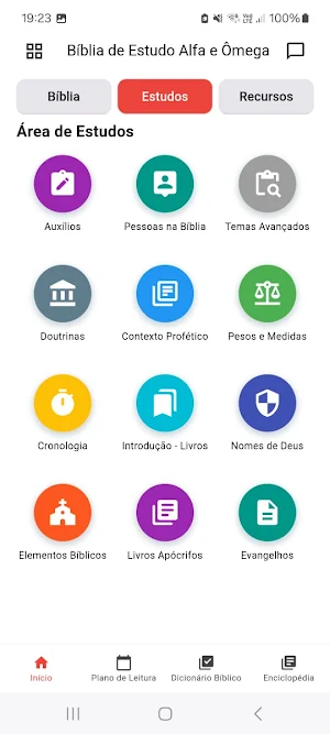 Bíblia de Estudo Alfa e Ômega Screenshot 1