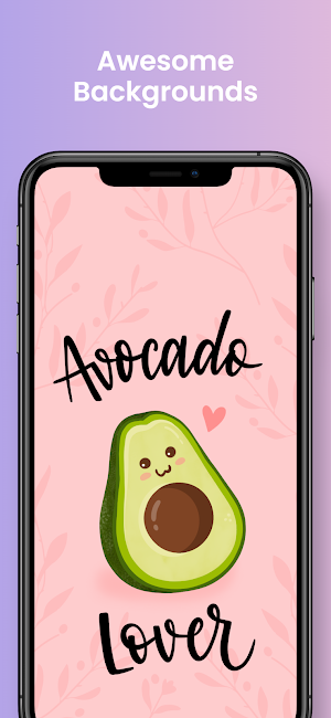 Cute Avocado Wallpaper HD Screenshot 3