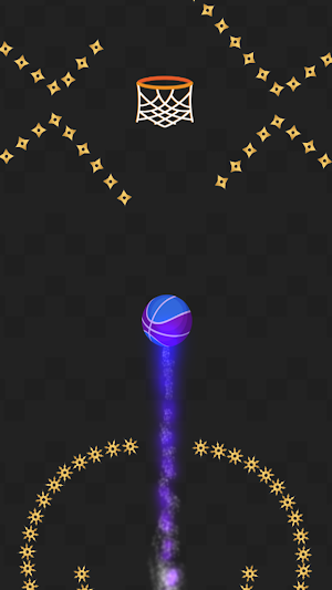 Fire Dunk Up : Fire basketball Screenshot 2