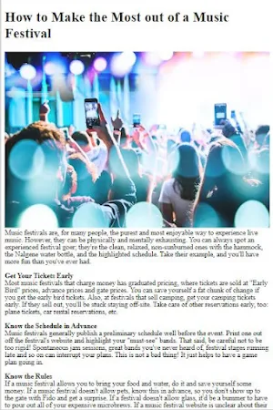 How to Enjoy a Festival Screenshot 1