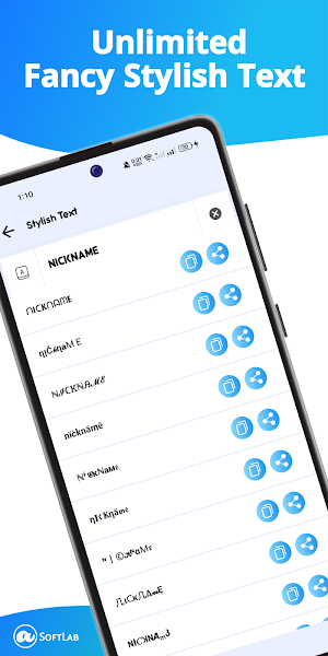 Stylish Text - Nickname Arts Screenshot 2