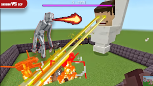 Skibidi Toilet VS SCP Mod MCPE Screenshot 0